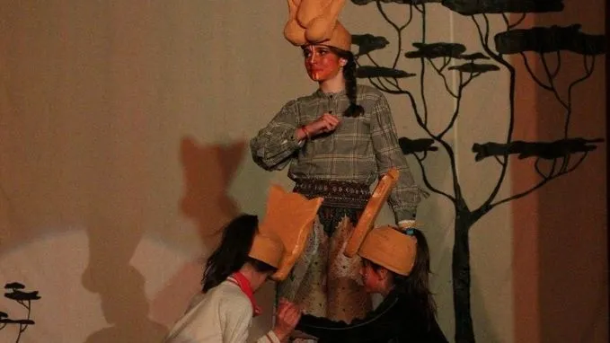 Un instante de una representación de la obra.