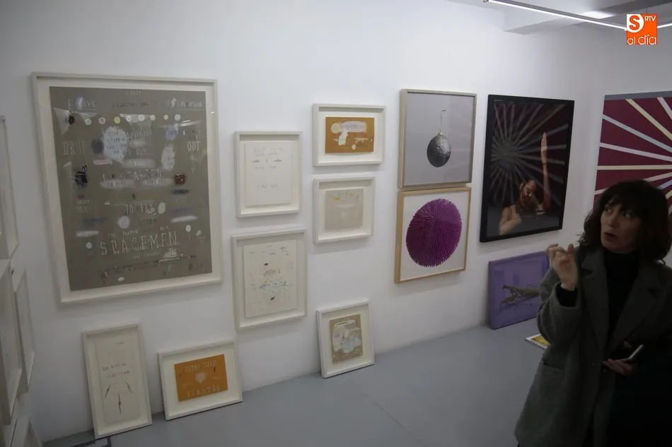 Exposición del artista salmantino en Adora Calvo. Fotos: Alejandro López