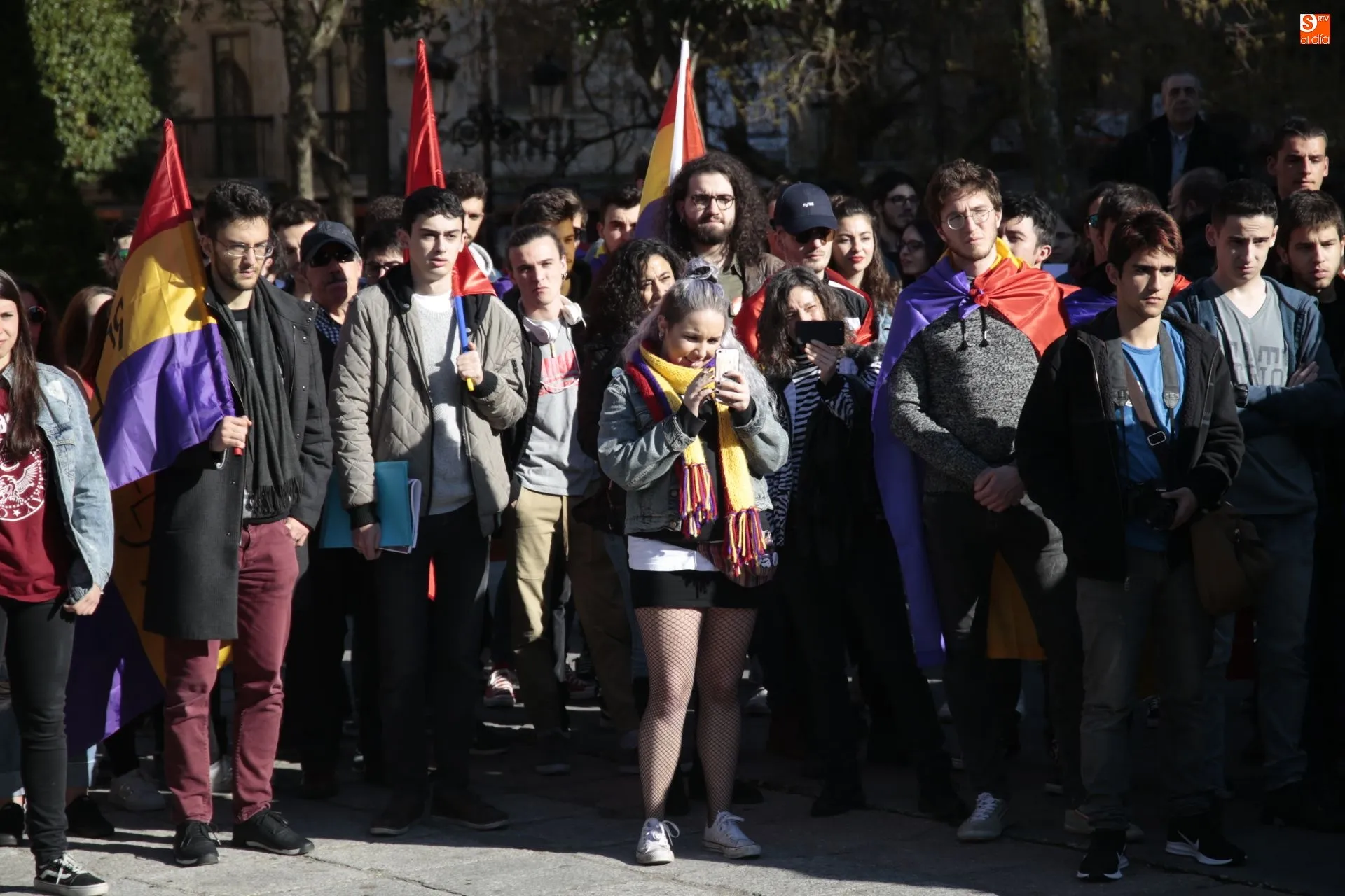 Concentración republicana en la Plaza de los Bandos/ Foto: Alejandro López