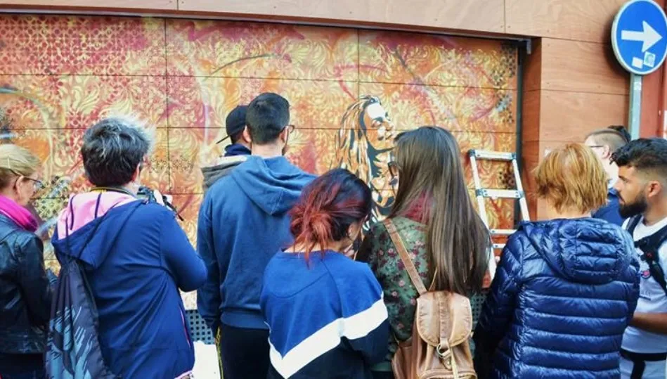 La iniciativa Galería Urbana nació en la primavera de 2013 con el objetivo de convertir el Barrio del Oeste en una pinacoteca a pie de calle