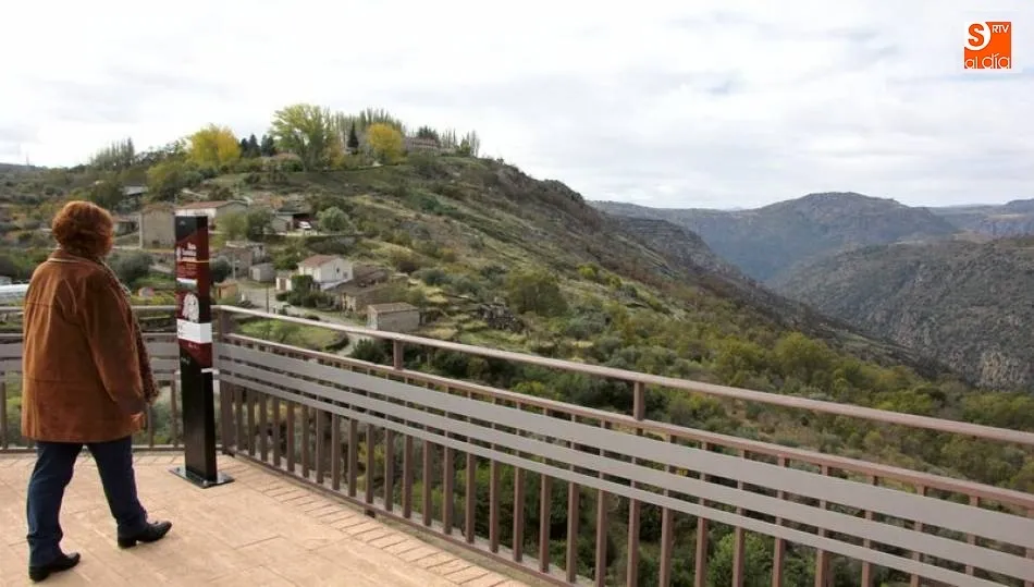 El mirador de Villarino recibió el año pasado 2.300 visitantes