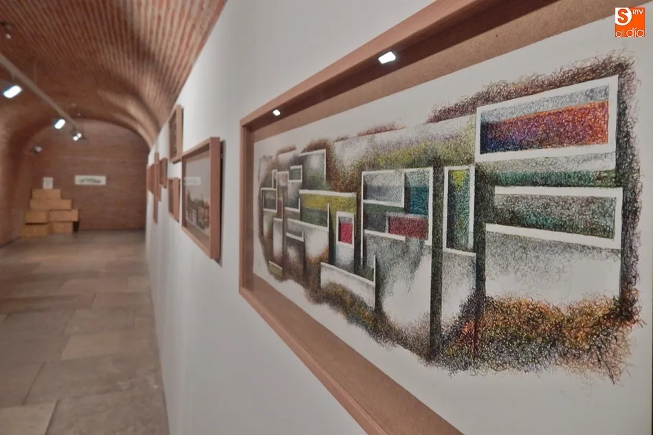 Una de las estampas incluidas en la exposición Jardines Suspendidos