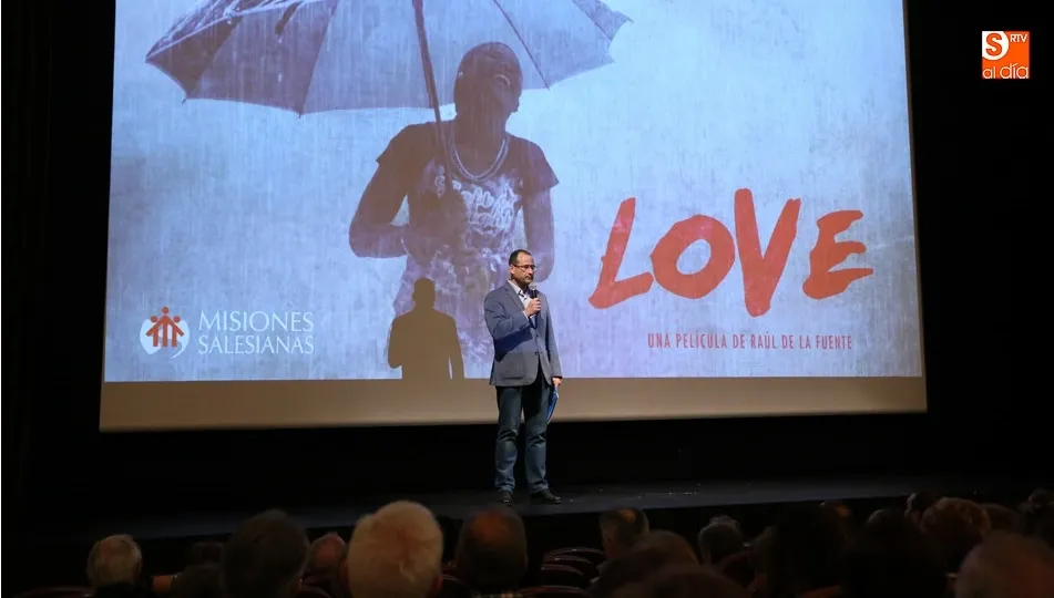 Momento de la presentación del documental Love en el Liceo / foto: Alberto Martín
