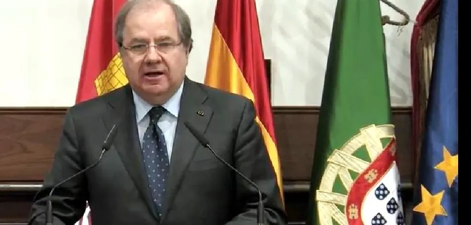 Juan Vicente Herrera, presidente de la Junta de Castilla y León, en el Paraninfo