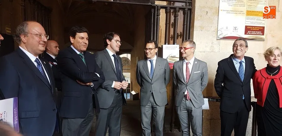 Inauguración del Programa Universitas en la Universidad con el consejero de Empleo