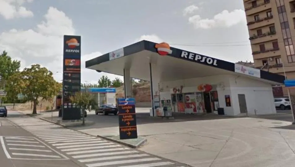 	Gasolinera de la avenida de San Agustín, donde tuvo lugar el atraco