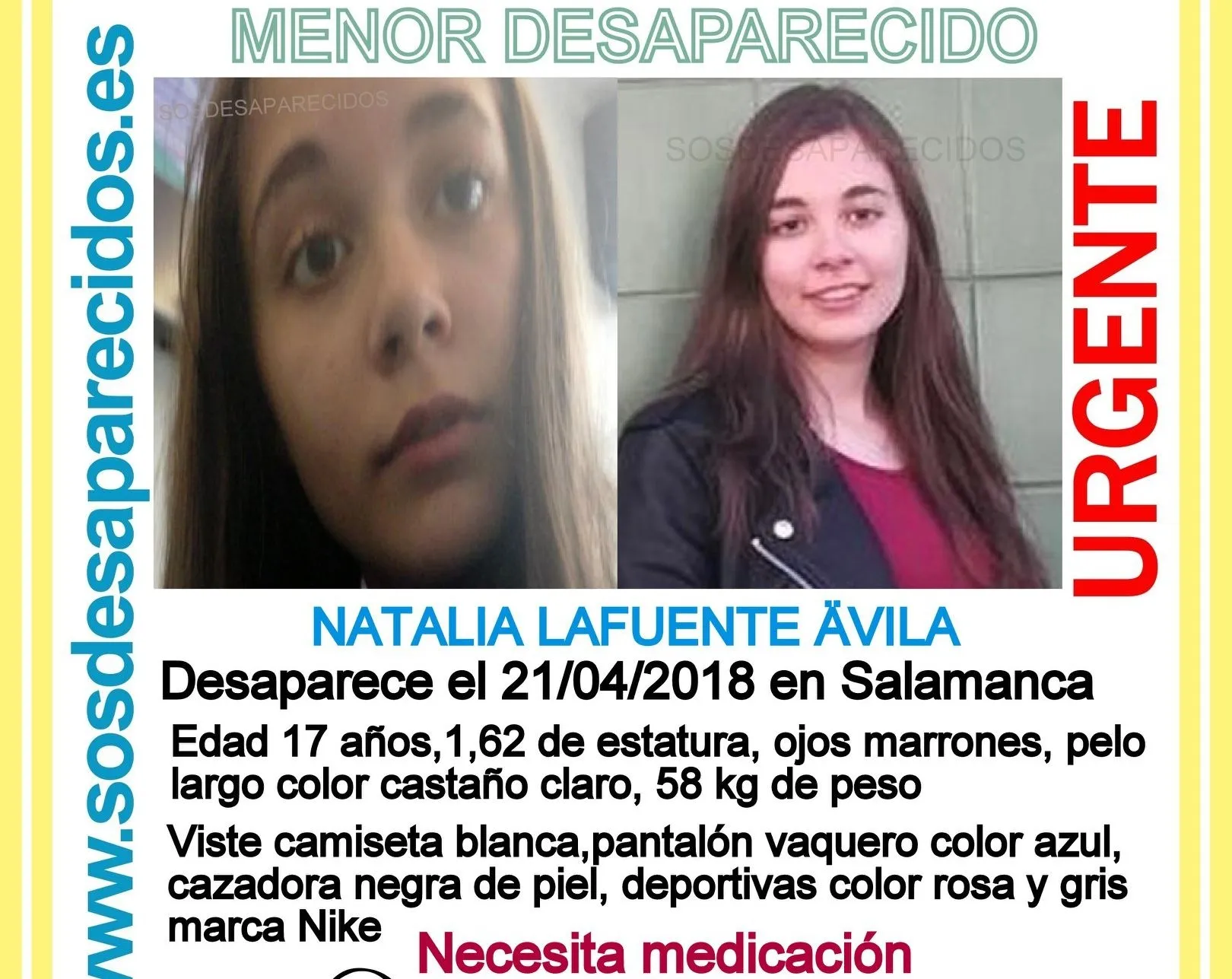 Localizada en el barrio de San Bernardo la joven de 17 años desaparecida en Salamanca  