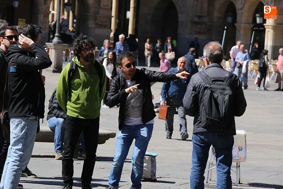 Alejandro Amenábar ha pasado bastante tiempo en la Plaza Mayor buscando posibles localizaciones