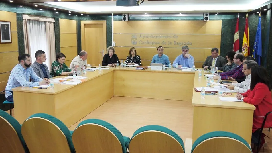 Pleno celebrado este jueves en el Ayuntamiento de Carbajosa