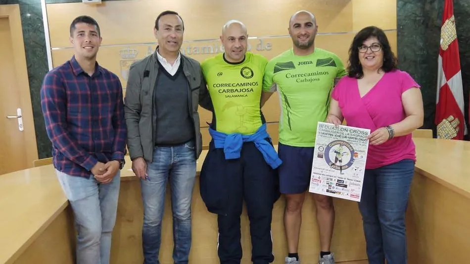 Presentación del Duatlón Cross en Carbajosa