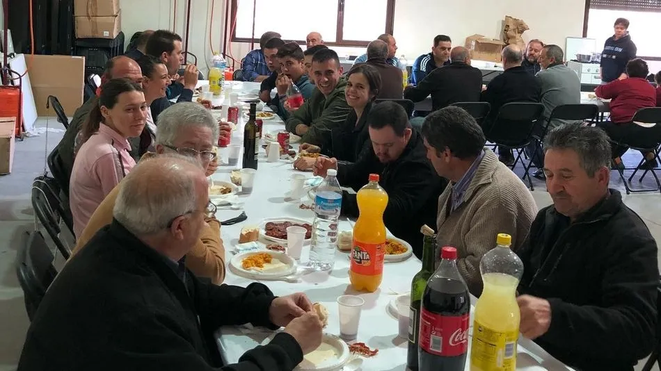 Los vecinos de Gejo de los Reyes saben lo que es disfrutar de una comida en buena compañía