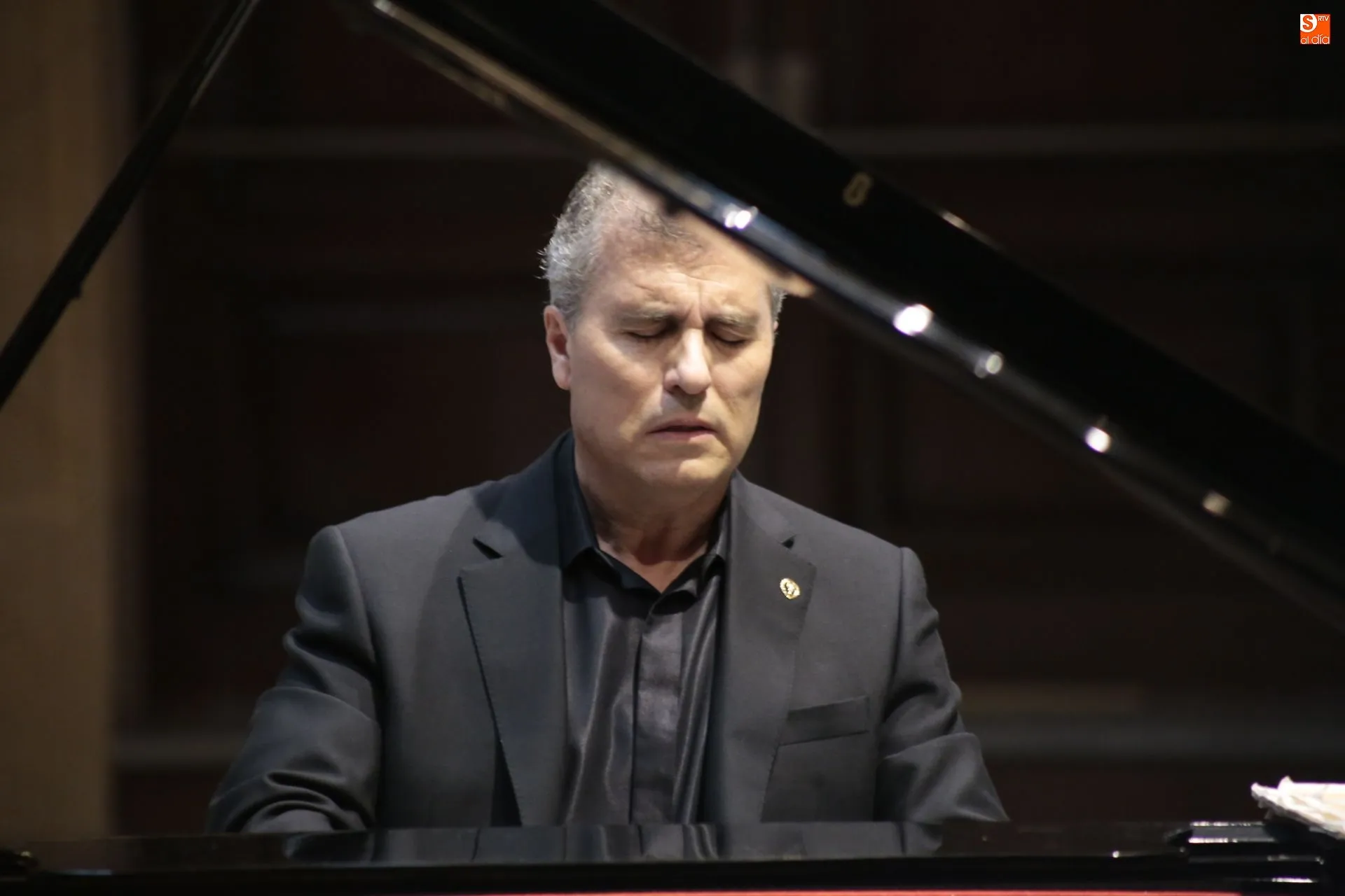 Fernando Pariente Aria en su concierto en el Casino de Salamanca / Foto: Alejandro López