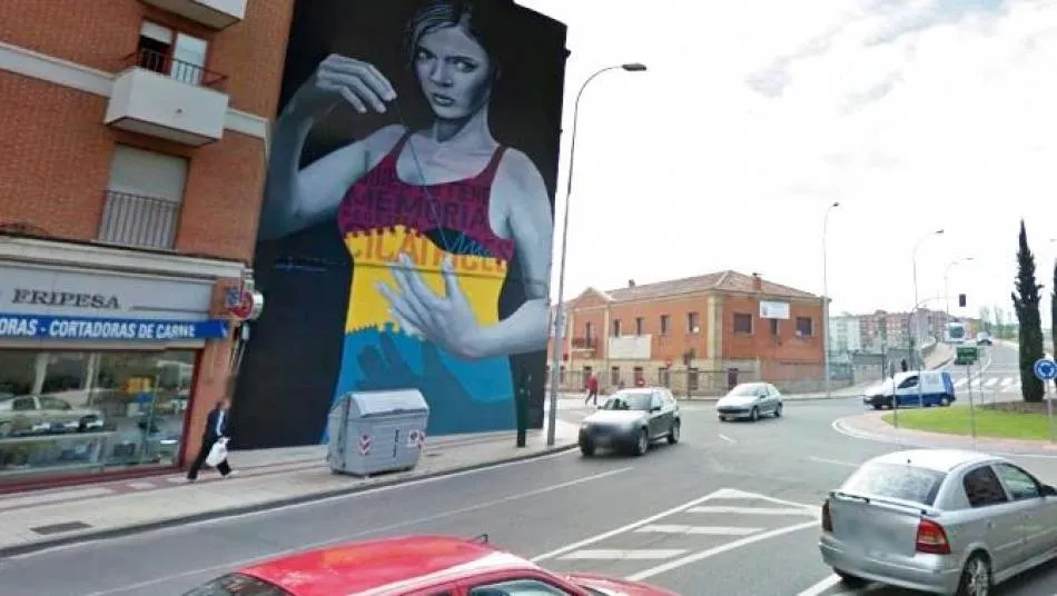 Mural en la avenida de los Cipreses