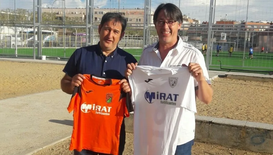 Pedro Luis Hernández y Jaime Massanet, presidentes del CD Ribert y del CDB Zurguén