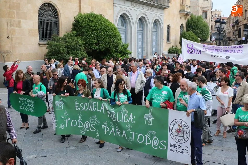 La Marea Verde vuelve a recorrer las calles en protesta por la actuales leyes de educación