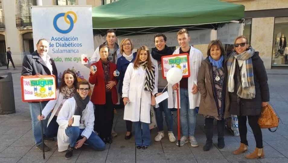 	Uno de los actos de la Asociación Diabetológica Salmantina que da a conocer esta enfermedad, su tratamiento y la manera de prevenirla