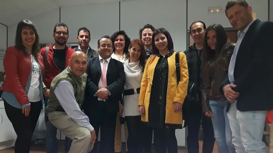 El concejal Antonio Malmierca, junto a los participantes en el encuentro