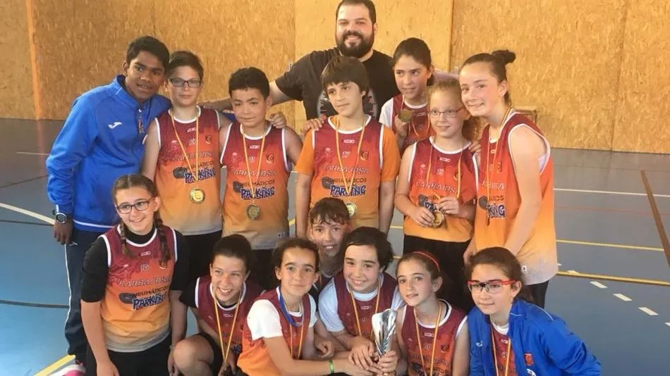 Equipo Alevín Mixto, que recientemente quedó subcampeón provincial.