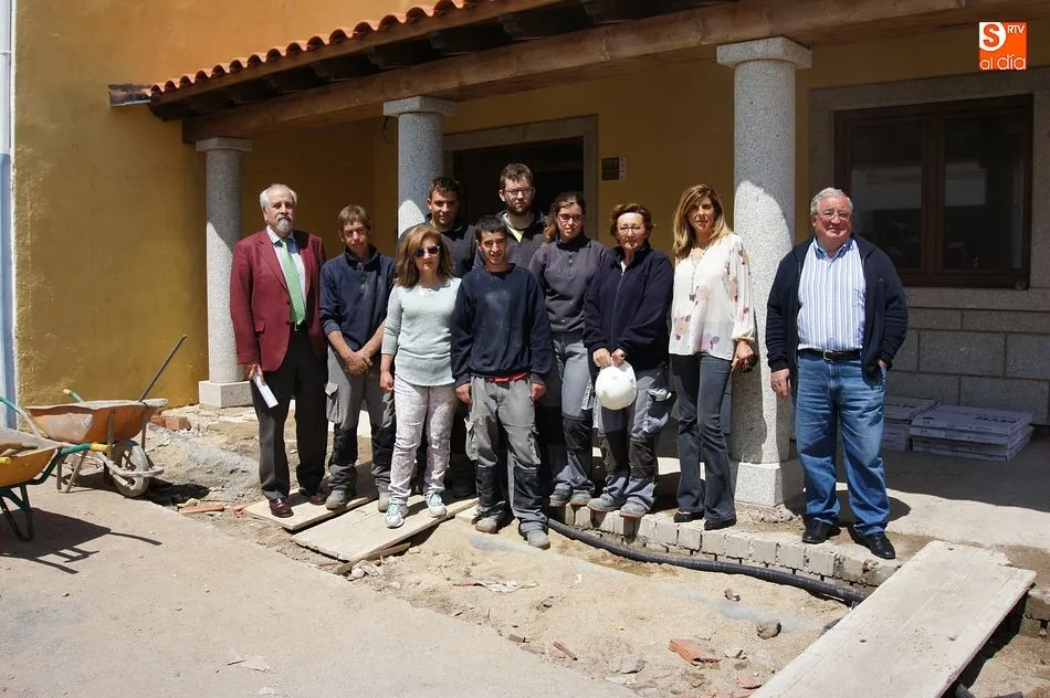 Los alumnos de la AFE de Ledrada han trabajado en la creación del nuevo tanatorio de Ledrada
