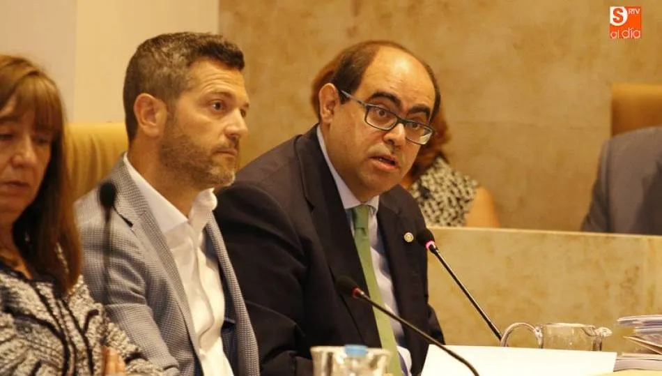 Fernando Rodríguez y Julio López, concejales populares del Ayuntamiento de Salamanca