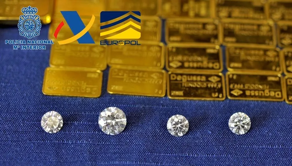 En esta operación se han intervenido cuatro diamantes valorados en 2.600.000 euros