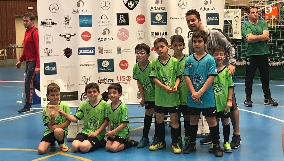 Uno de los equipos del Intersala entrenados por David y que disputa el torneo. Fotos: DJC y RFG