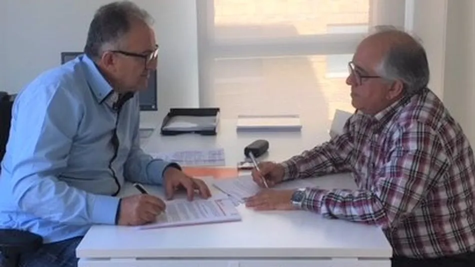 El portavoz municipal de Cs, Jesús Martín, a la izquierda