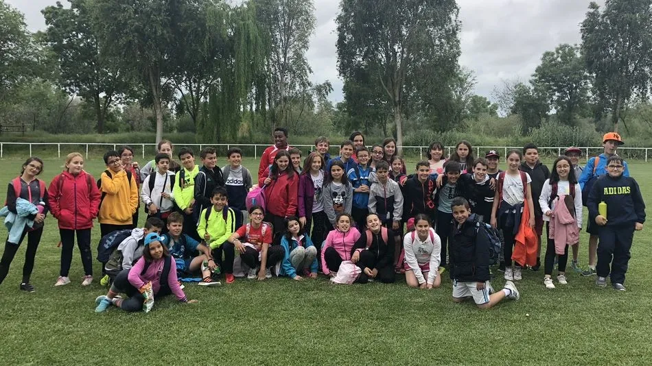 Lo grupos de 5º y 6º de Primaria en Huerta
