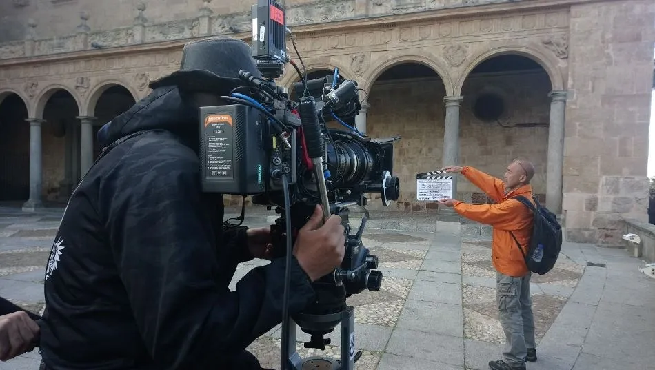 Rodaje de la miniserie japonesa junto al convento de San Esteban
