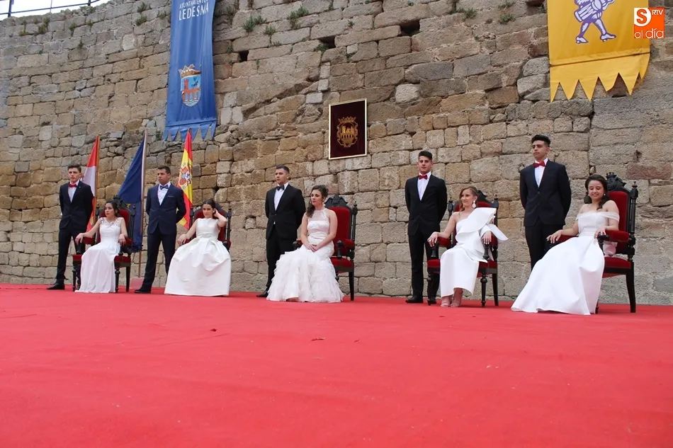 La Corte de Honor del Corpus de Ledesma 2018, en el Patio de Armas.