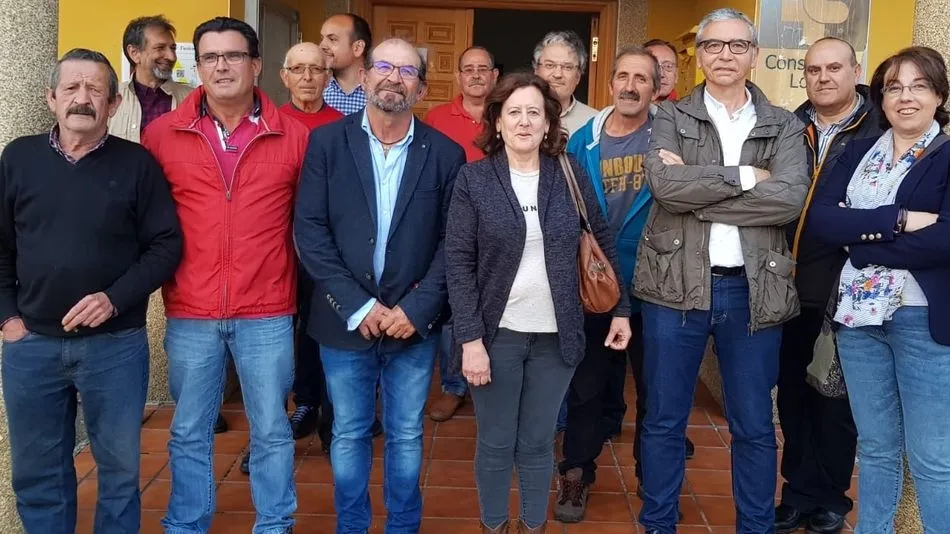 Encuentro de los ediles del PSOE en la comarca de Ledesma y Campo Charro celebrado en Zafrón