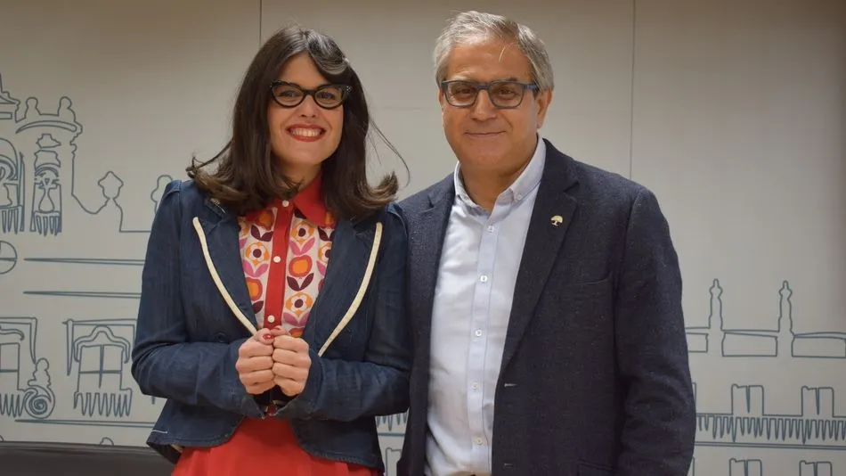 Virginia Carrera y Gabriel Risco, concejales de Ganemos Salamanca