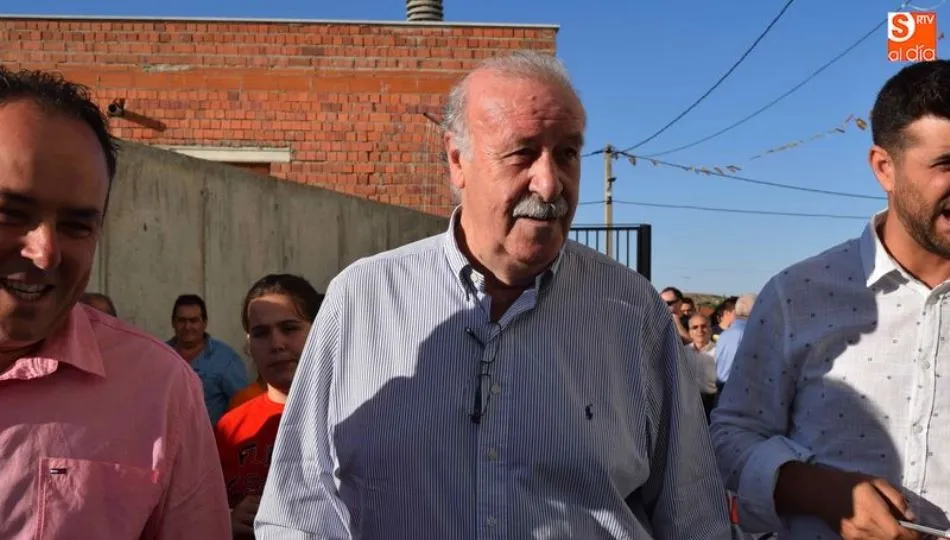 	Vicente del Bosque, en un acto en la provincia de Salamanca