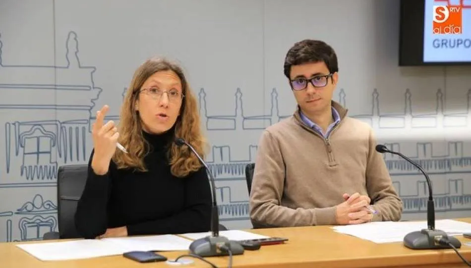 Almudena Timón y José Luis Mateos, concejales del PSOE / Foto: Archivo