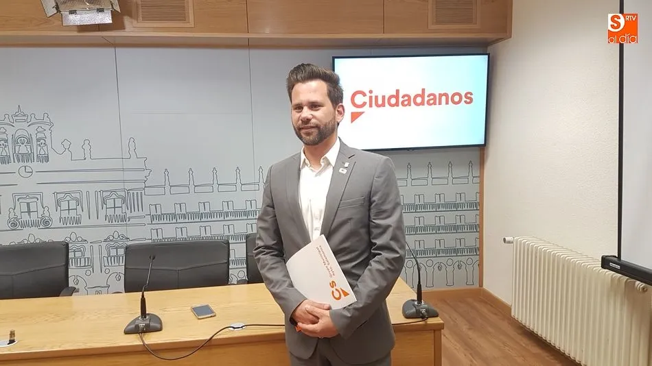 El portavoz de Ciudadanos, Alejandro González