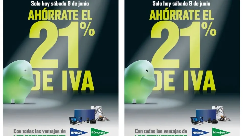 Extracto del cartel anunciador de la promoción.