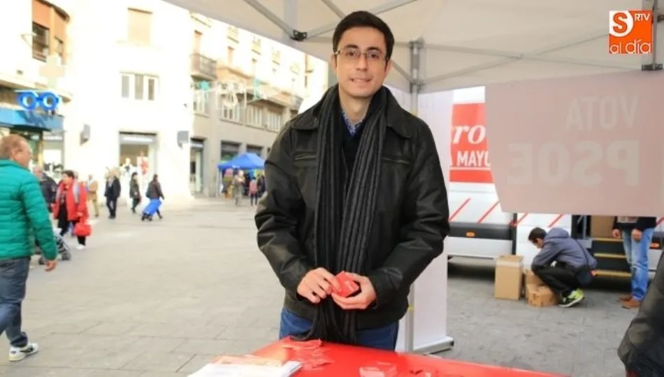 José Luis Mateos, portavoz del PSOE en el Ayuntamiento de Salamanca