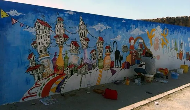 El III Certamen de Pintura Mural en el Medio Rural de Rágama tendrá lugar del 12 al 14 de julio. Foto: Archivo