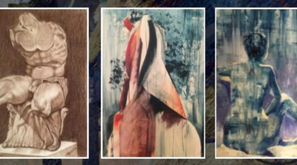 Un total de 70 obras conforman esta exposición que pretende ser una muestra representativa del trabajo desarrollado en las aulas a lo largo de este curso