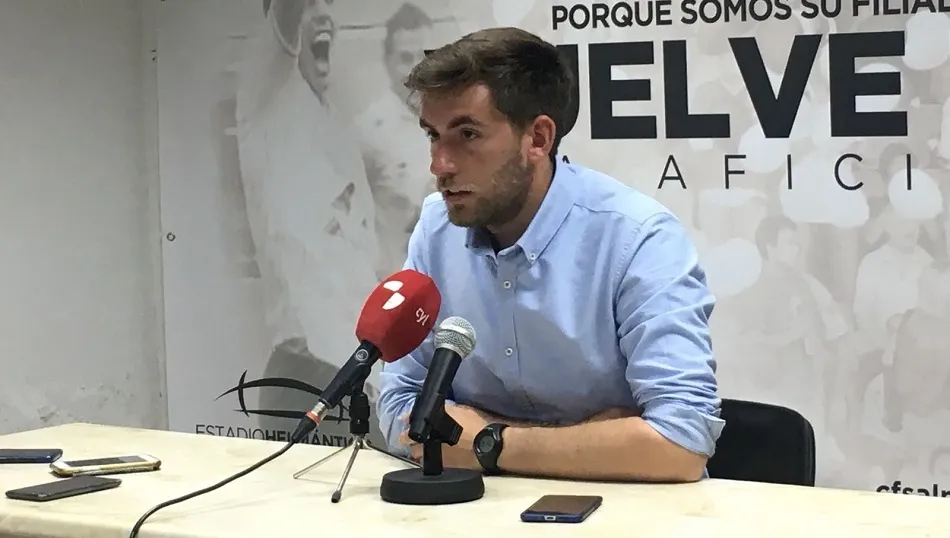 Pablo Cortés, en la rueda de prensa.