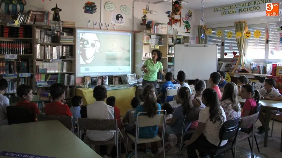 Los alumnos de 4º de Primaria del CEIP Manuel Moreno Blanco se mostraron muy interesados y participativos