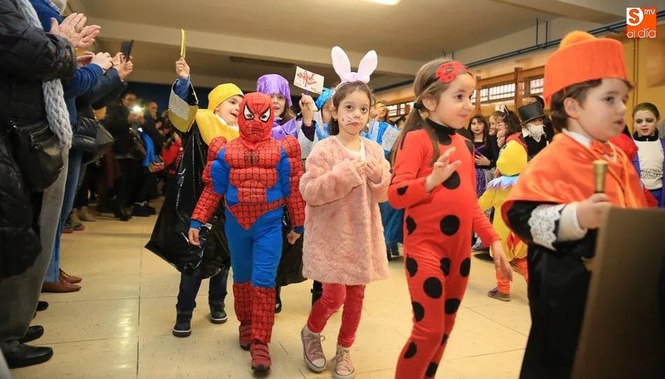 Alumnos del CEIP Padre Manjón en las fiestas de Carnaval