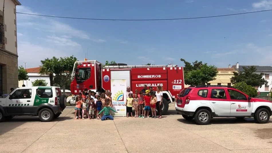 La campaña ‘Cada incendio quema algo tuyo’ concluía este viernes en el colegio de La Fregeneda