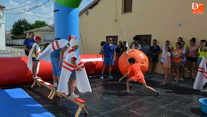 Animaciones CID organizaba una divertida Gincana en Garcihernandez con motivo de sus fiestas patronales