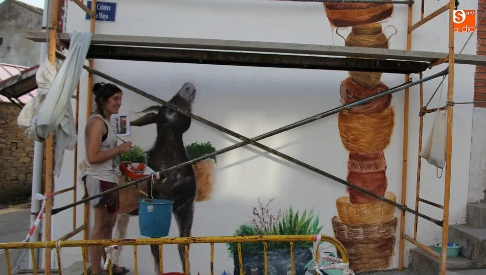 Catalina Medarde ha llegado desde Granada para participar en EmPereñaArte / CORRAL