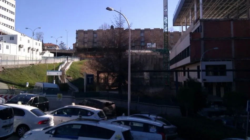 Exteriores de los hospitales.