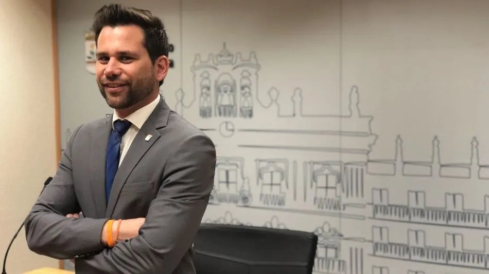 Alejandro González Bueno, portavoz del Grupo Municipal Ciudadanos (Cs) en el Ayuntamiento de Salamanca