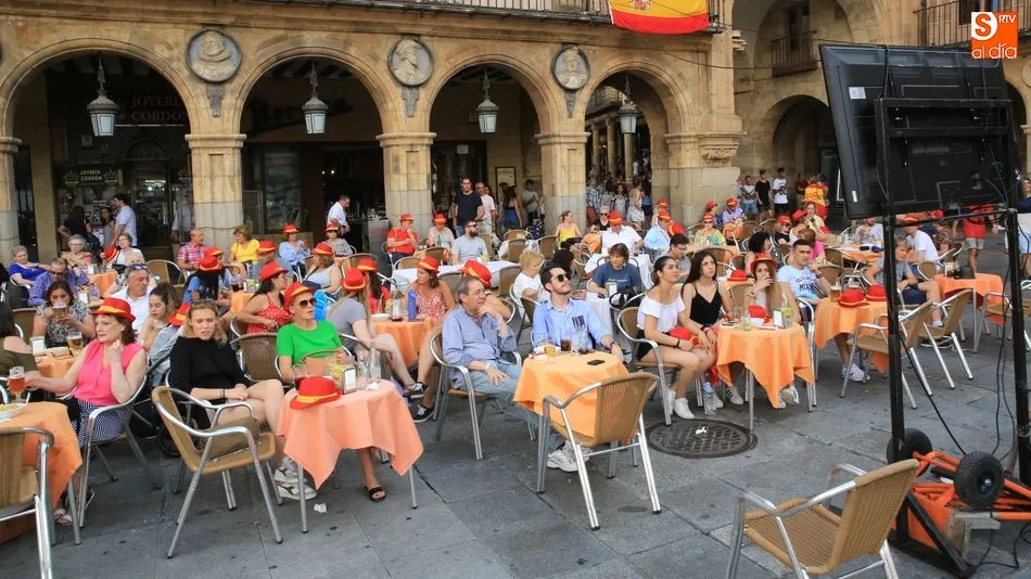 Los salmantinos no fallan a su cita para ver a la Selección disputar el encuentro contra Marruecos ...