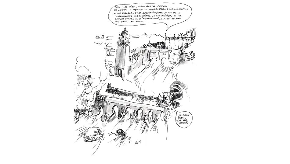 A vueltas con la pesquera de Tejares 