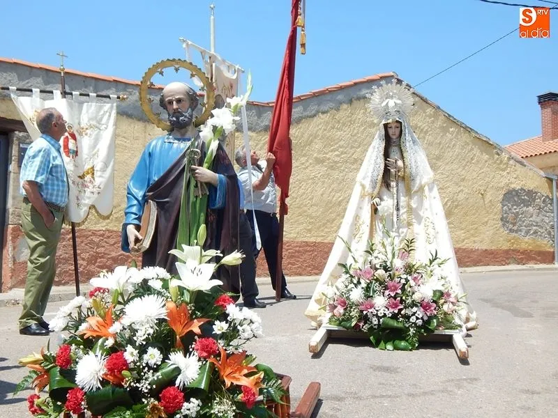 Subasta de pendones en las fiestas de San Pedro.